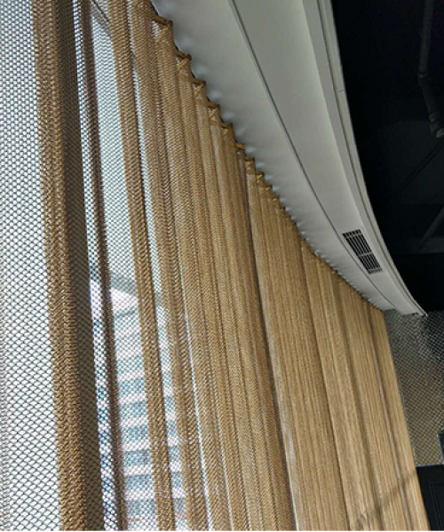 Aluminum alloy metal mesh curtain
